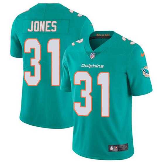 Men & Women & Youth Miami Dolphins #31 Byron Jones Aqua 2020 Vapor Untouchable Limited Stitched Jersey->detroit lions->NFL Jersey